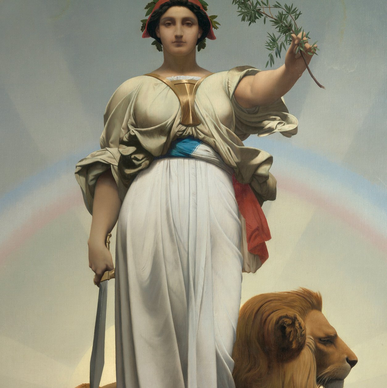 Cumhuriyet Gerome Jean Leon (1824 - 1904) (alegori - 1848); Mairie des Lilas by Jean Leon Gerome