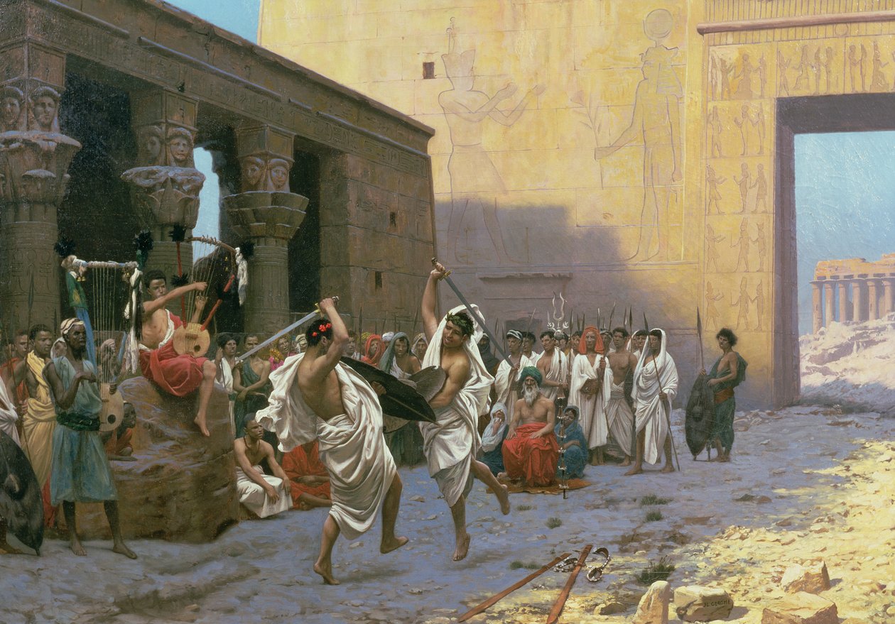 Kılıç Dansı (La Phyrique) by Jean Leon Gerome
