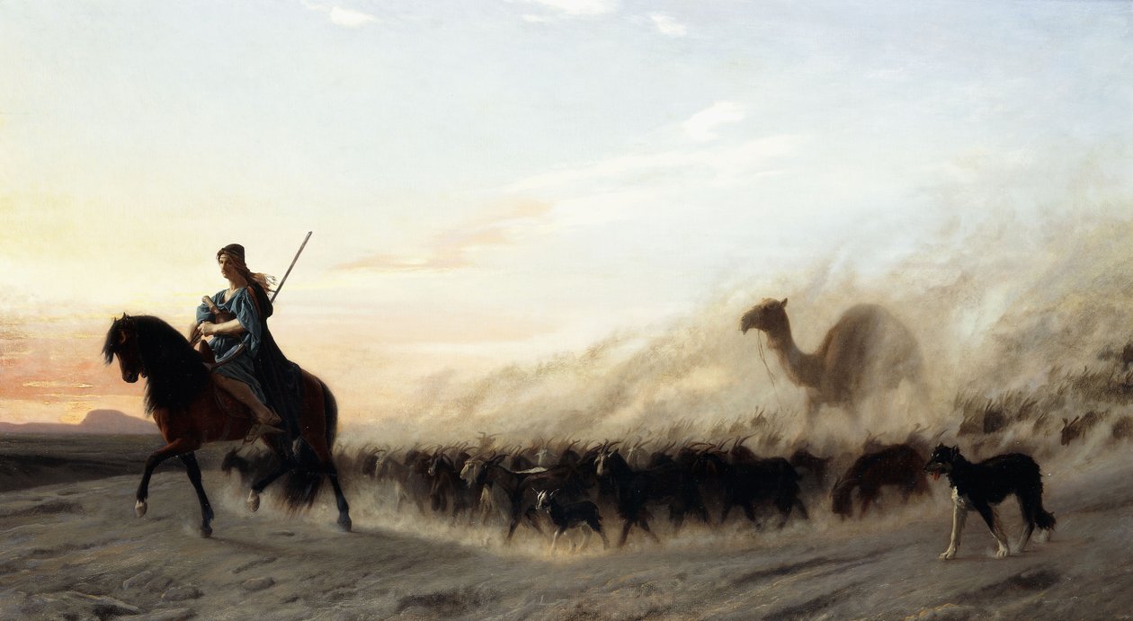 Suriye Çobanı, 1865 by Jean Leon Gerome