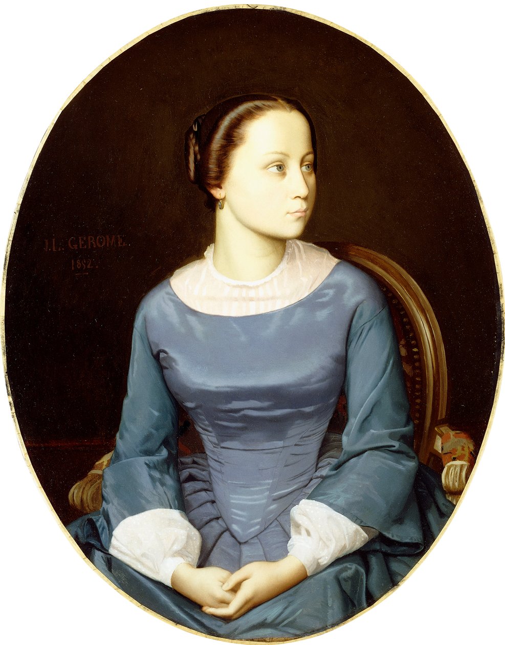 Mavili Genç Kadın, 1852 by Jean Leon Gerome