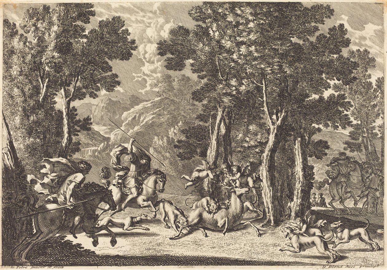 Geyik Avı by Jean Lepautre