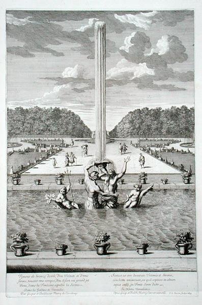 Triton ve Sirenler, Versay ile Çeşme by Jean Lepautre
