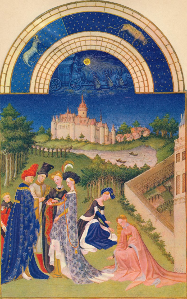 Nisan - Château de Dourdan, 15. yüzyıl, 1939. by Jean Limbourg