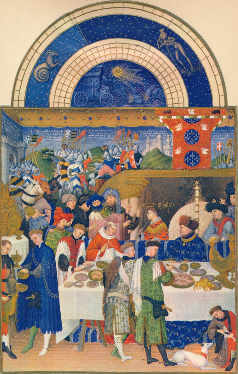 Ocak - Duc de Berry masada, 15. yüzyıl, 1939. by Jean Limbourg