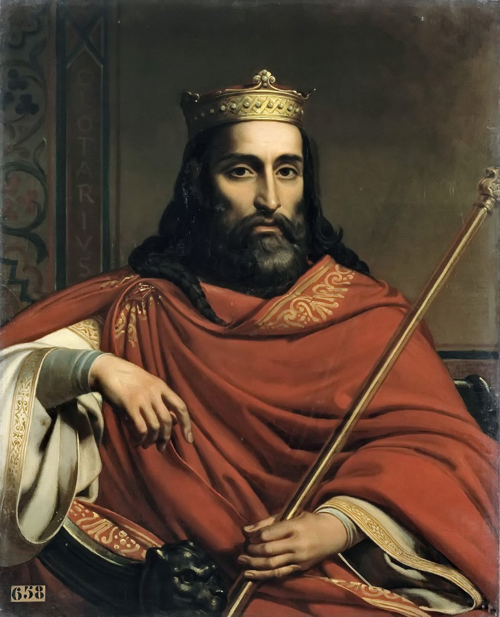 Chlothar I, Frankların Kralı by Jean Louis Bezard