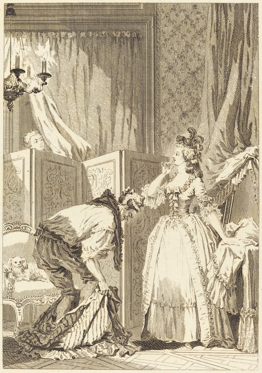 dayak ve içerik cuckold by Jean Louis Delignon and Antoine Jean Duclos after Jean Honoré Fragonard