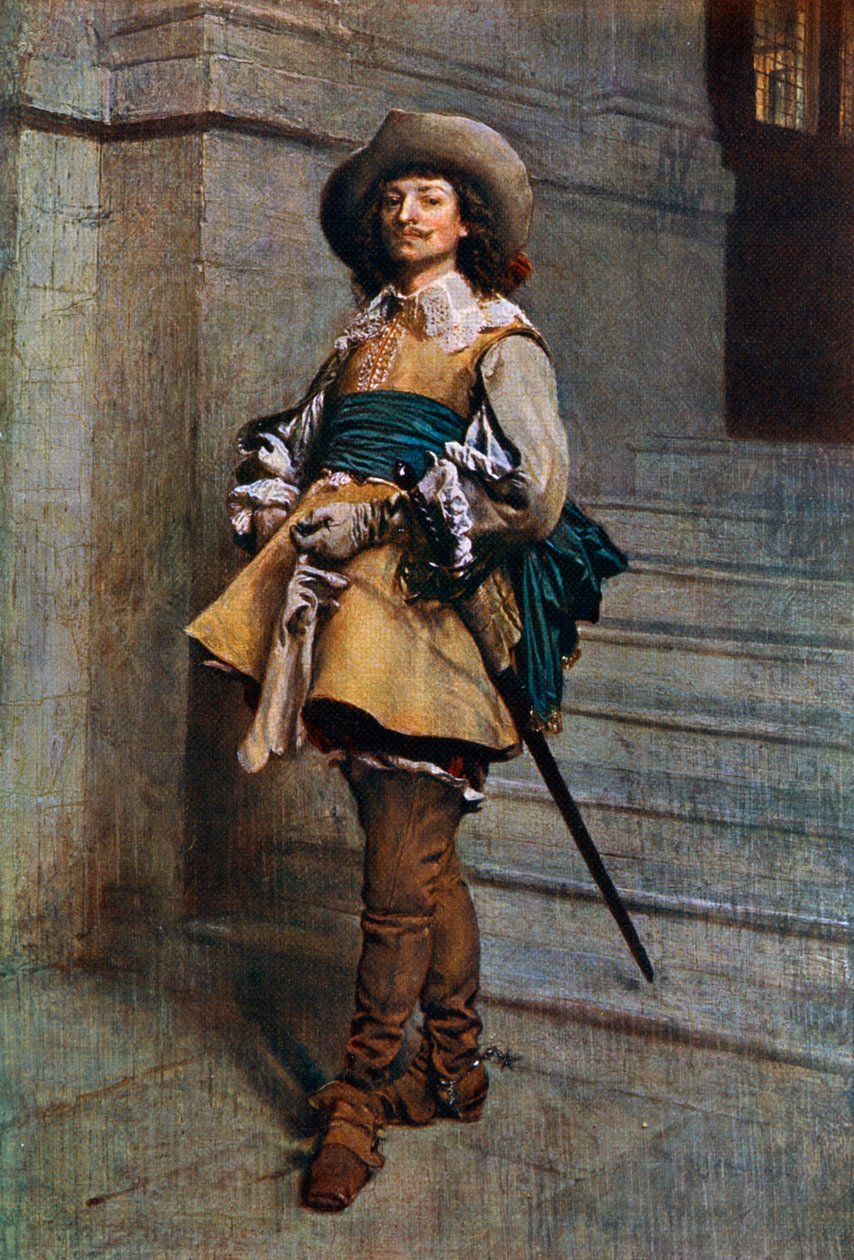 Bir Cavalier: Louis XIII, 1861, 1912 zamanı. by Jean Louis Ernest Meissonier