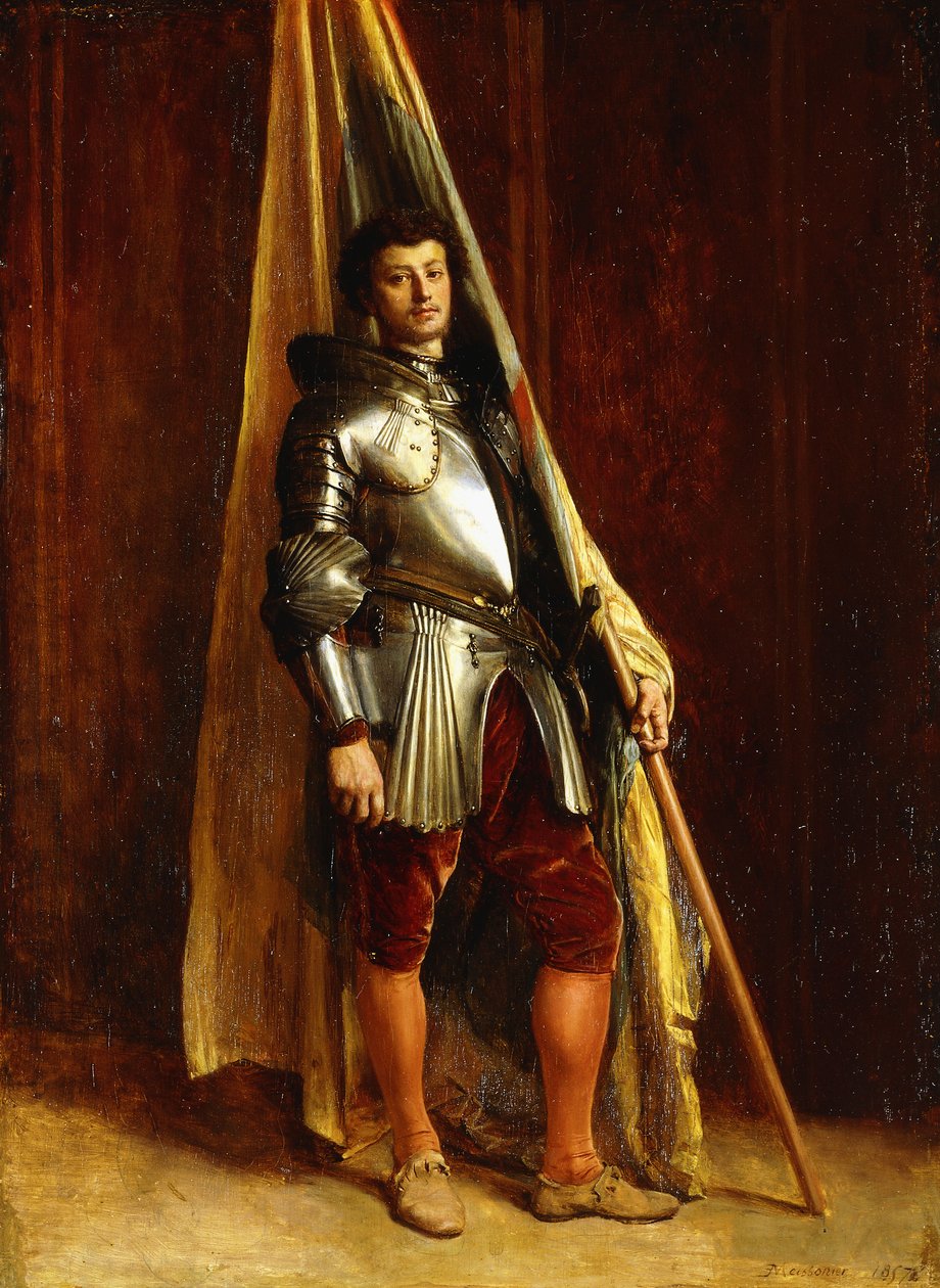 Bir Savaş Adamı; Bir Savaş Adamı, by Jean Louis Ernest Meissonier