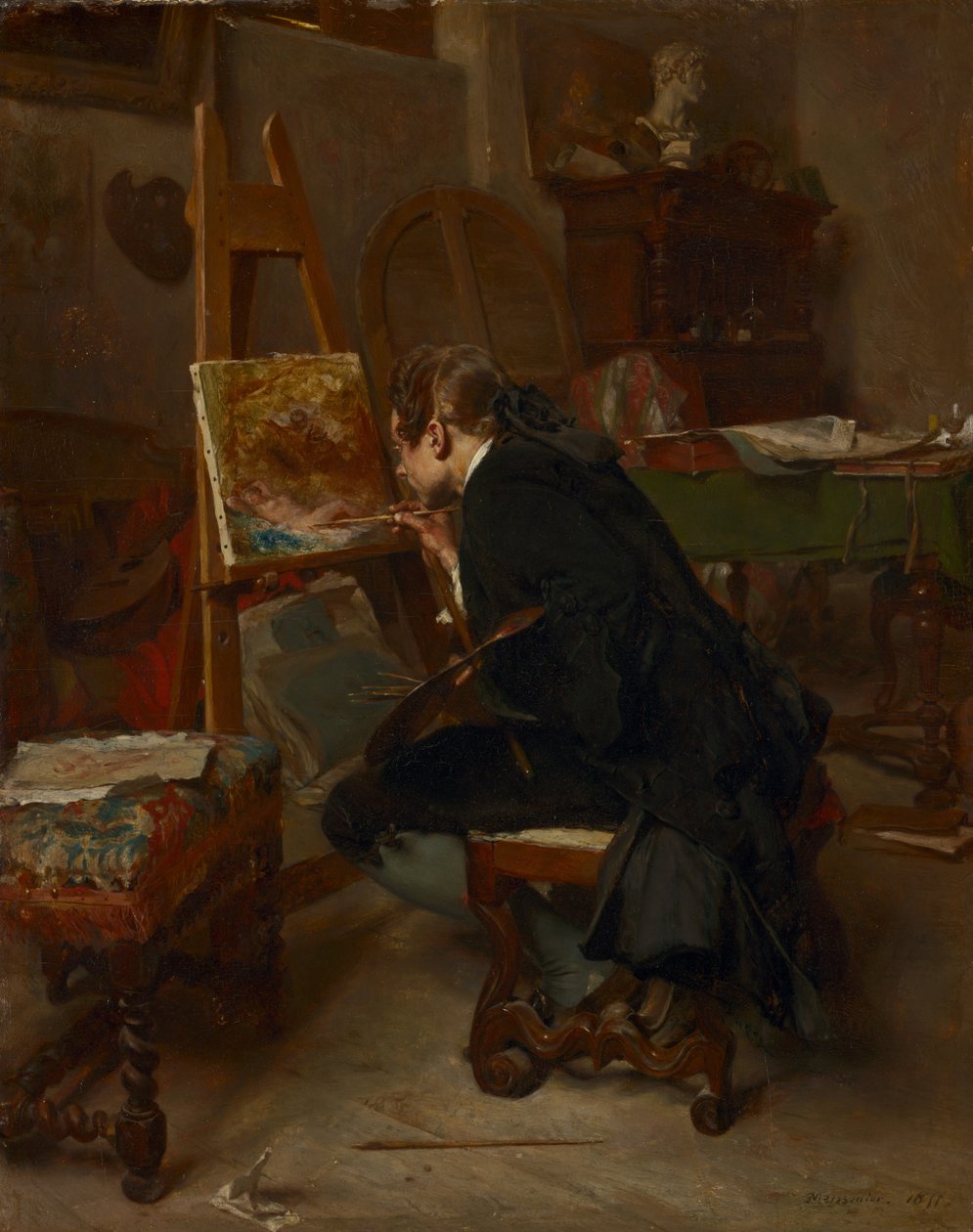 Bir Ressam, 1855 by Jean Louis Ernest Meissonier