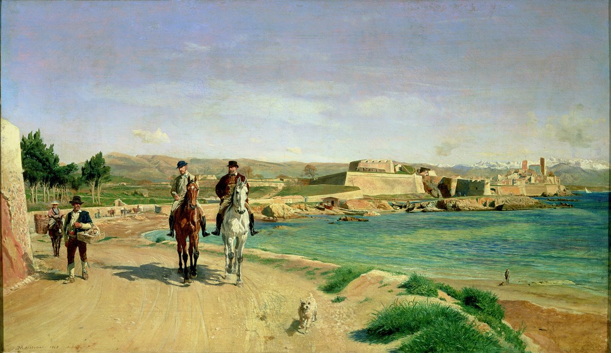 Antibes, At Gezintisi, 1868 by Jean Louis Ernest Meissonier