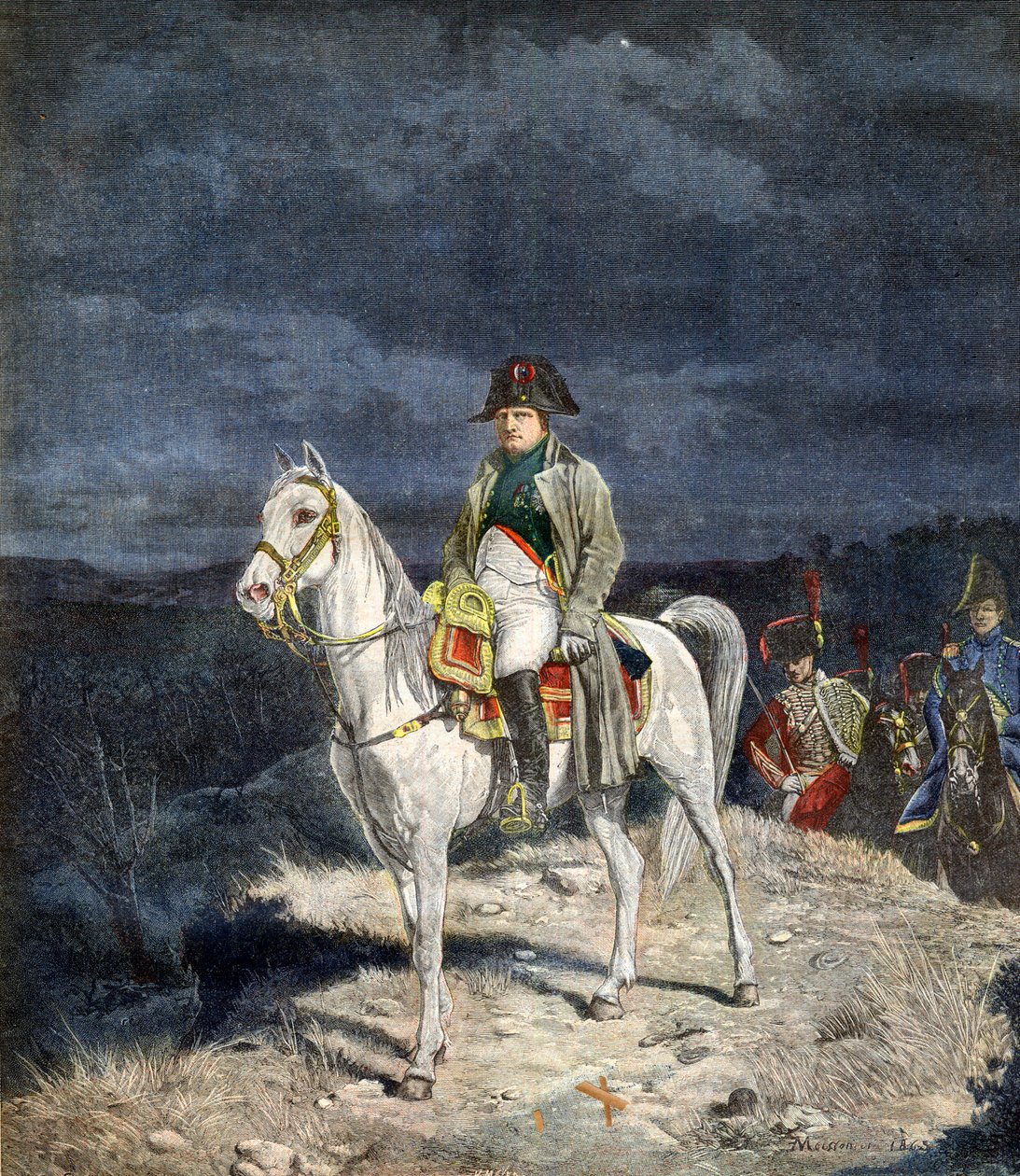 Fransa İmparatoru I. Napolyon at sırtında 1814 - Meissonier