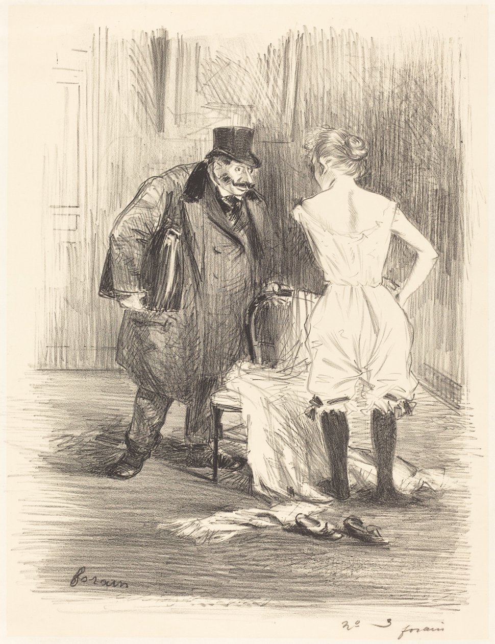 bir Nöbet by Jean Louis Forain