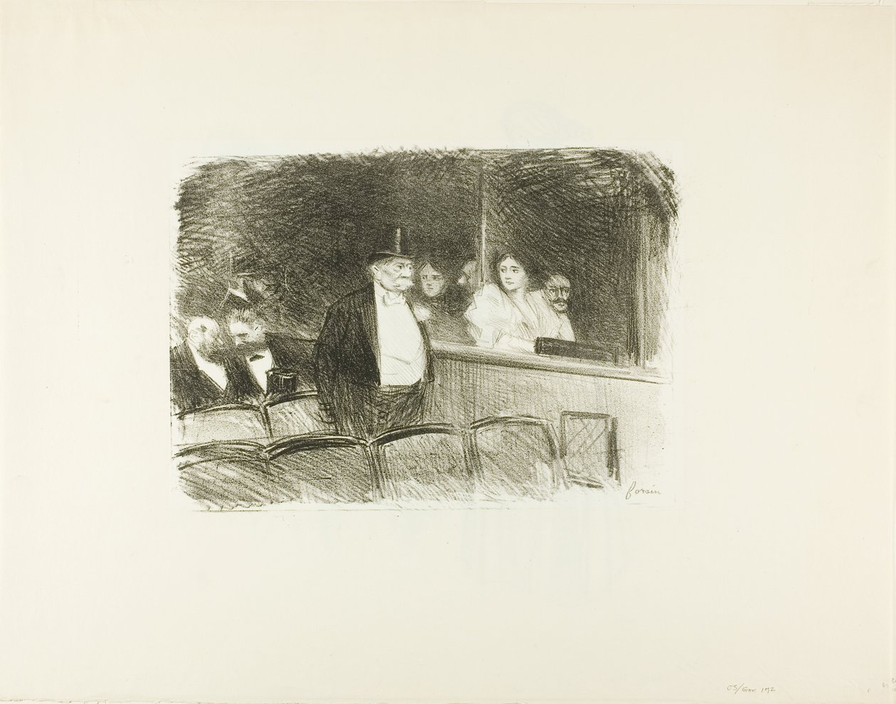 Tiyatroda by Jean Louis Forain