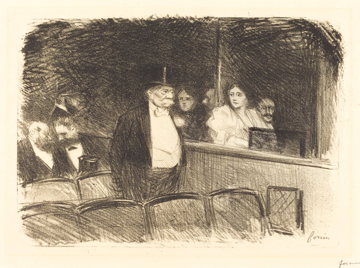 Tiyatroda by Jean Louis Forain