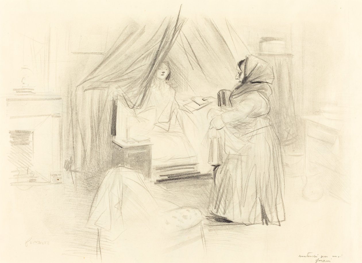 Kahvaltı (yatay plaka) by Jean Louis Forain