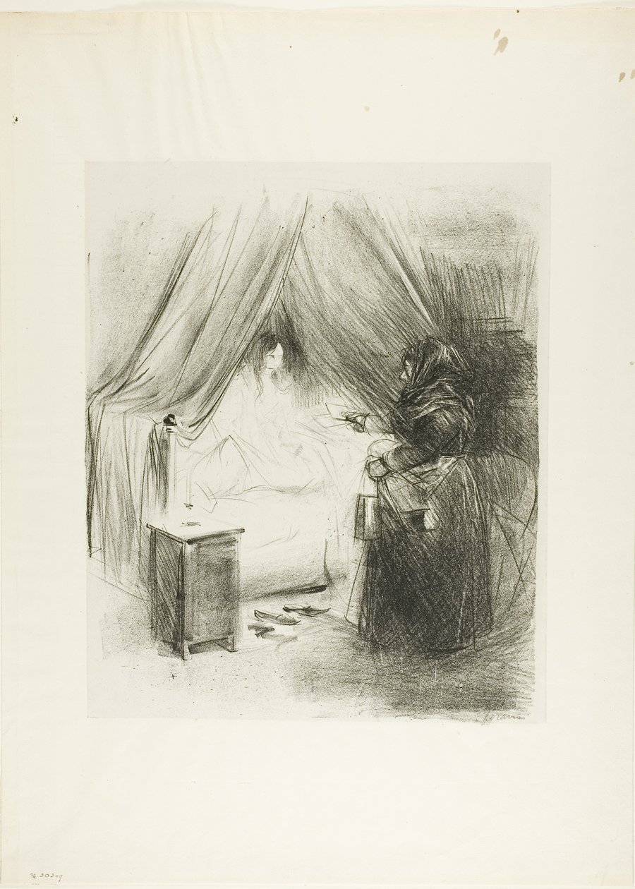 Kahvaltı (dikey tabak) by Jean Louis Forain