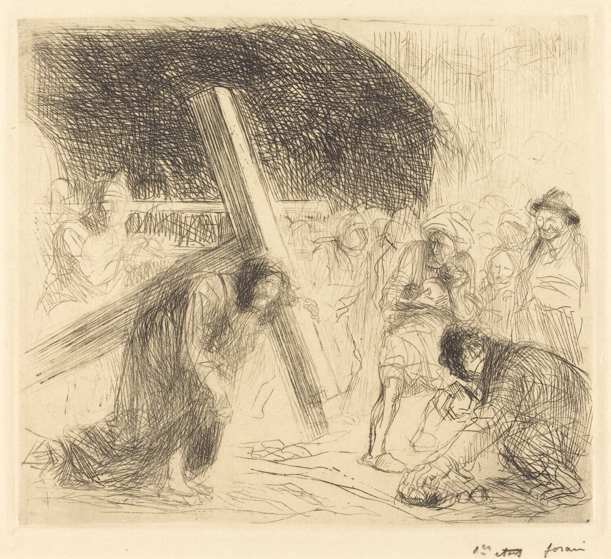 Haç Taşıyan İsa (yedinci levha) by Jean Louis Forain