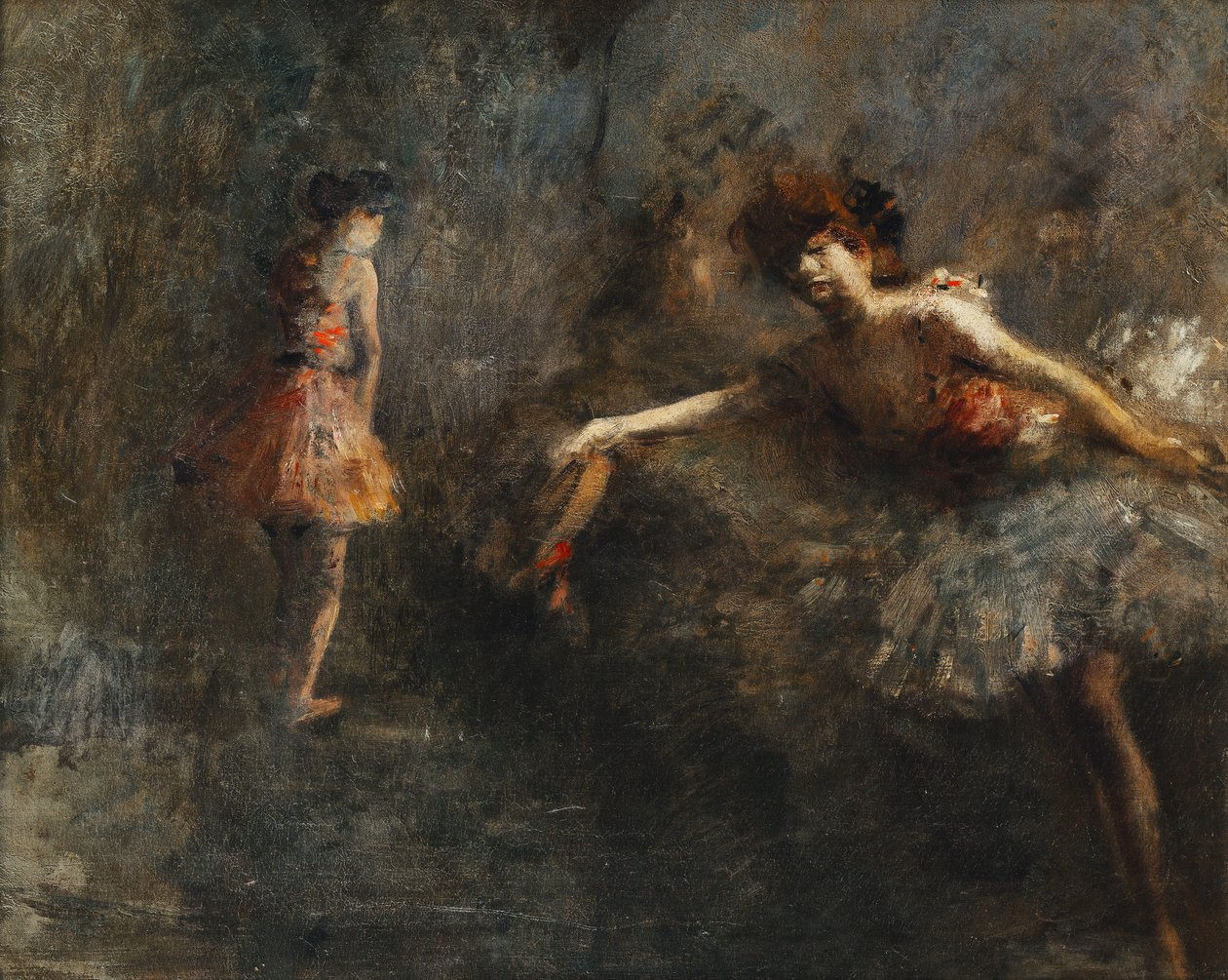 Sirk göstericileri; sirk sanatçıları, by Jean Louis Forain