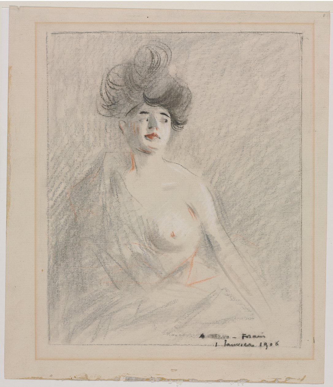 Nezaket, 1906. by Jean Louis Forain