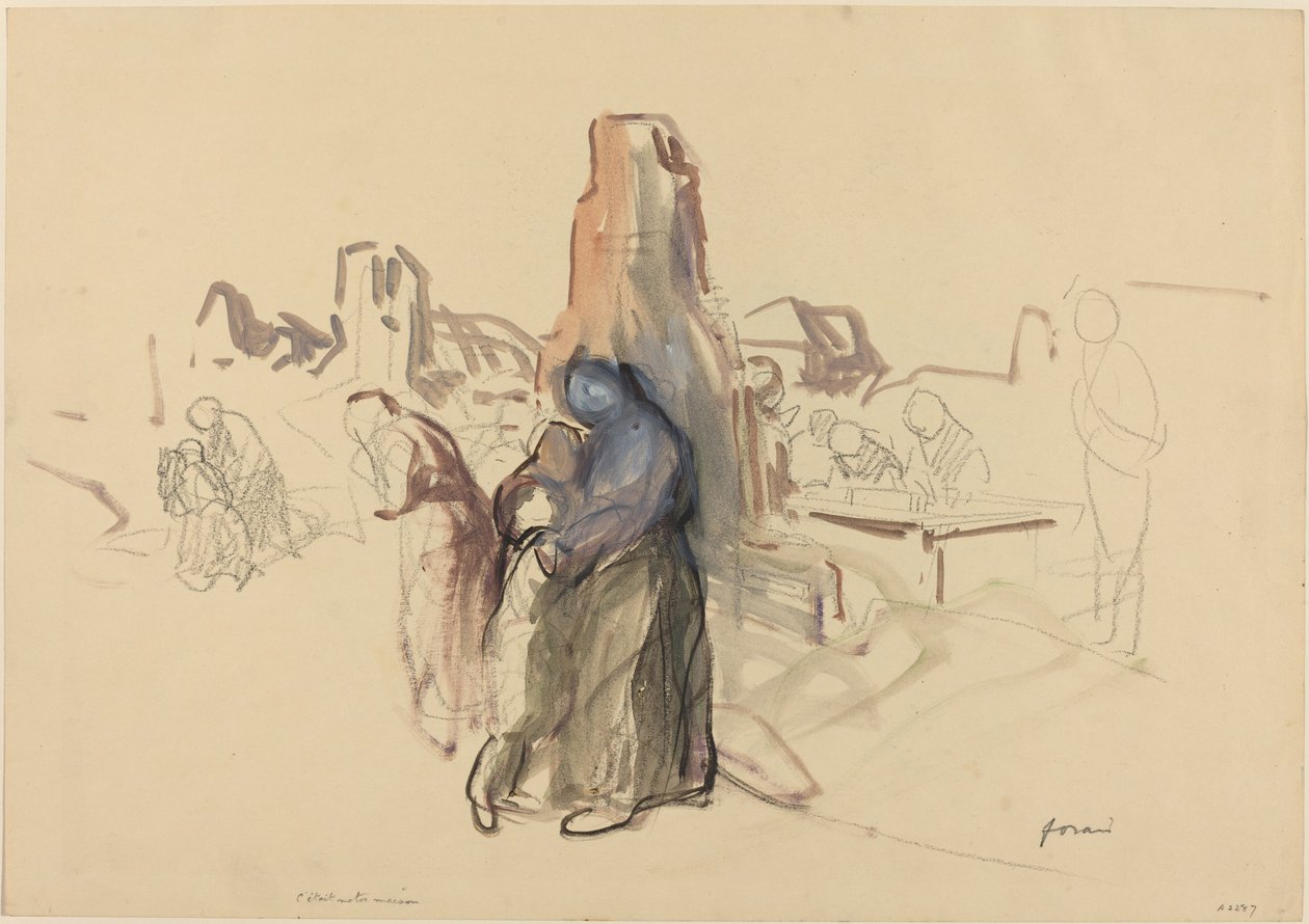 Burası bizim evimizdi, c. 19141919. by Jean Louis Forain
