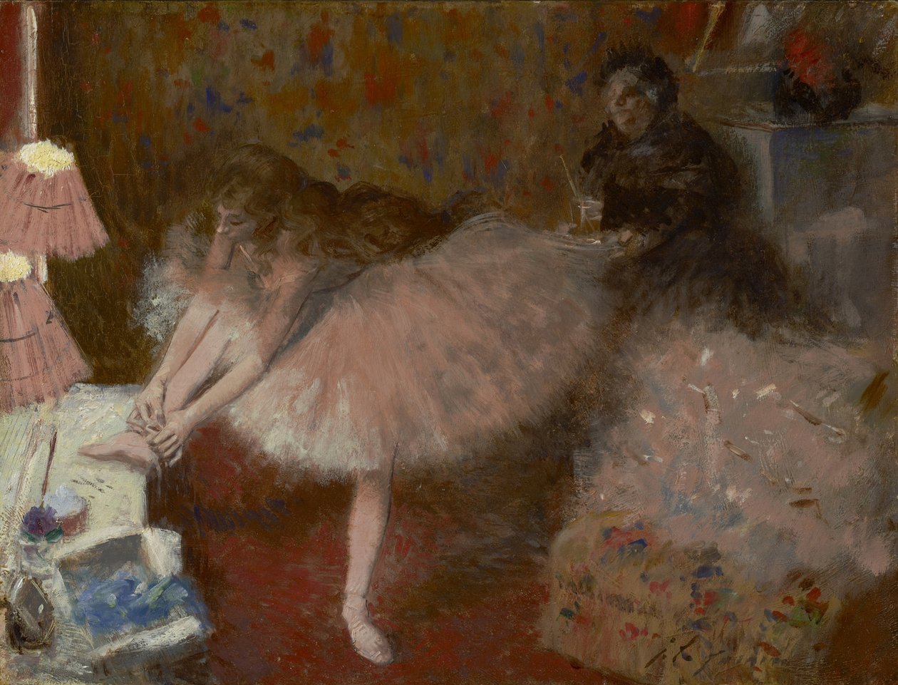 Soyunma Odasında Dansçı, 1890 dolayları by Jean Louis Forain