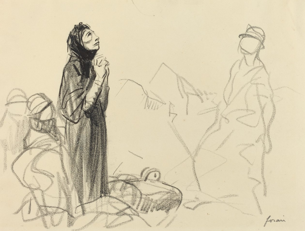 Mütareke sırasında, c. 19141919. by Jean Louis Forain