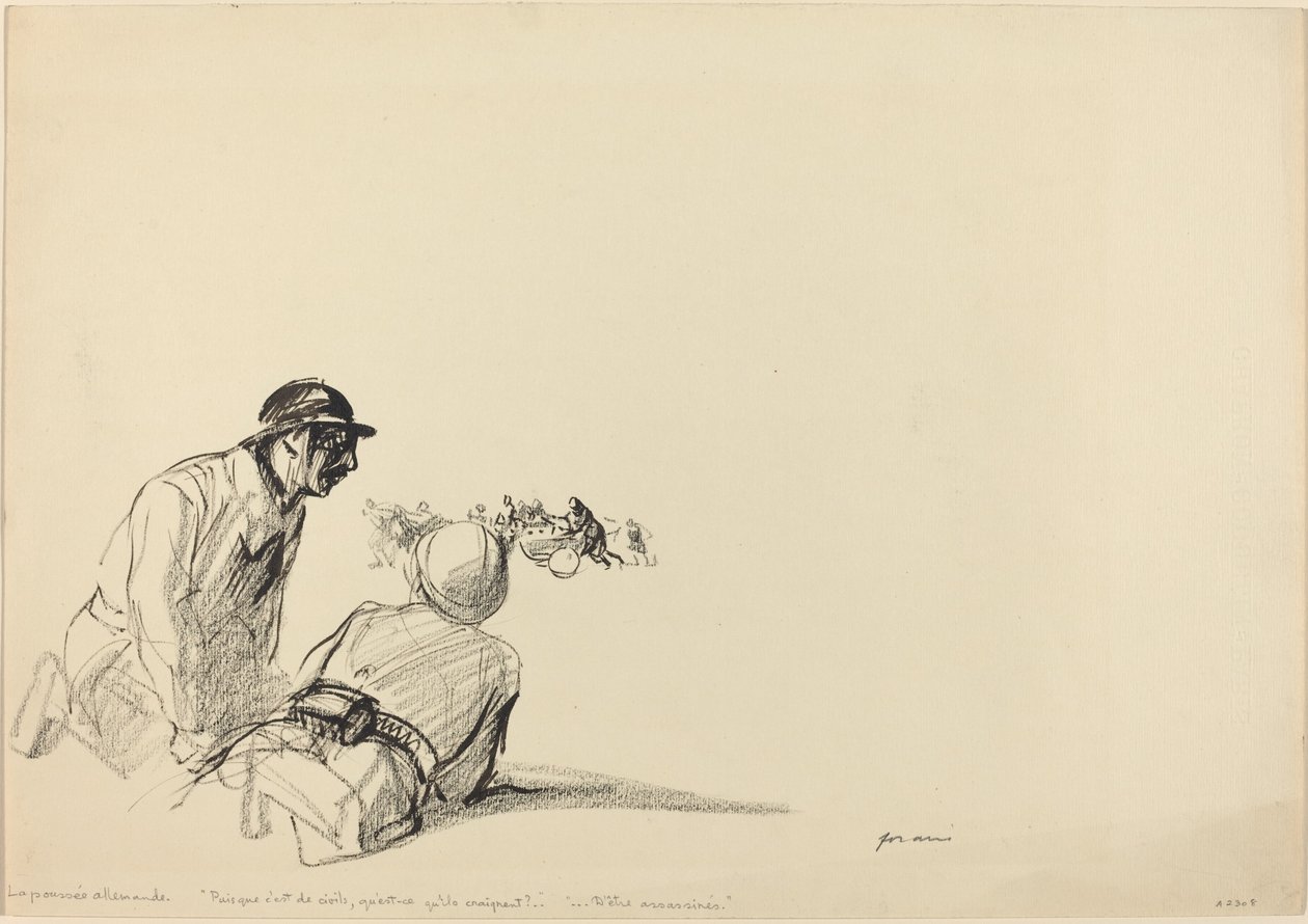 Alman İlerlemesi by Jean Louis Forain
