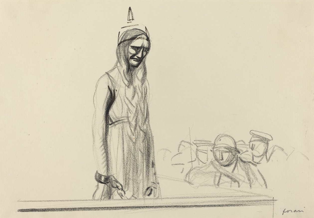Almanya Hakimler huzurunda, c. 19141919. by Jean Louis Forain