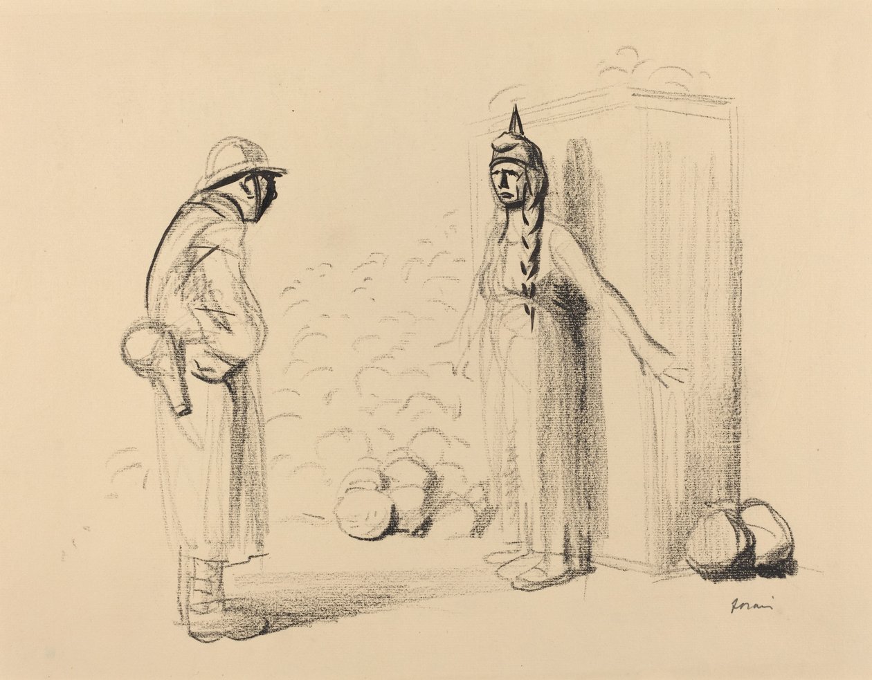 "louis" i gizlemek by Jean Louis Forain