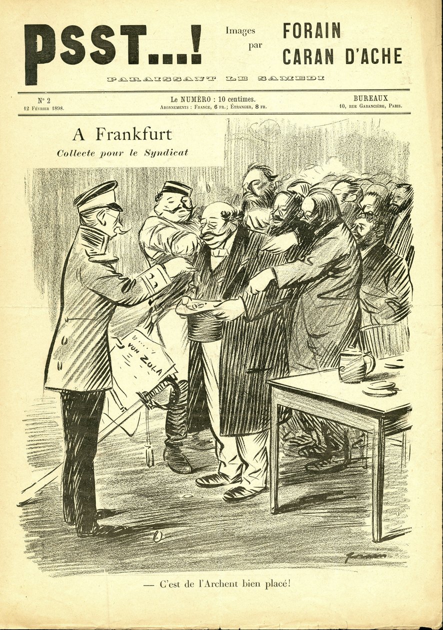 Jean-Louis Forain'in (1852-1931) Psst'deki çizimi...! by Jean Louis Forain
