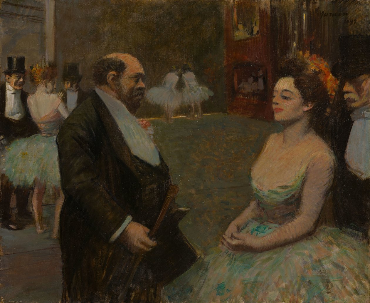 kanatlarda by Jean Louis Forain
