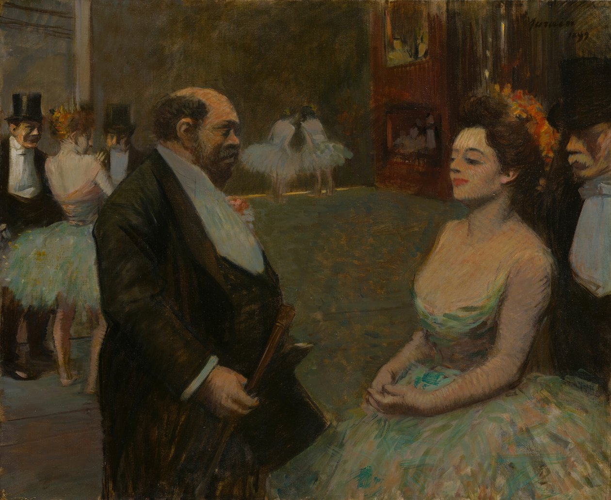 Kanatlarda, 1899. by Jean Louis Forain