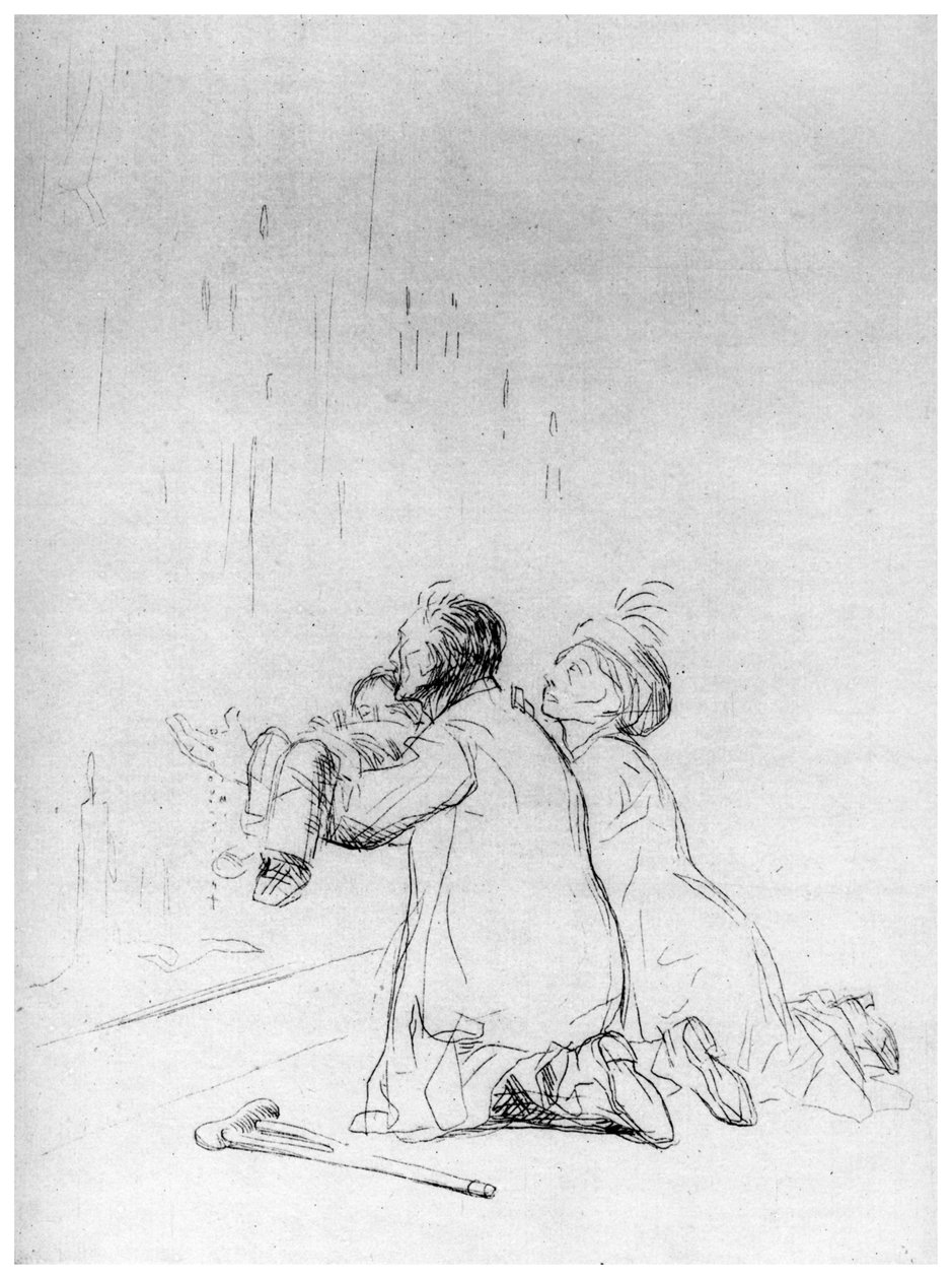Mağaradaki Yalvarma, c1870-1930 1924 by Jean Louis Forain