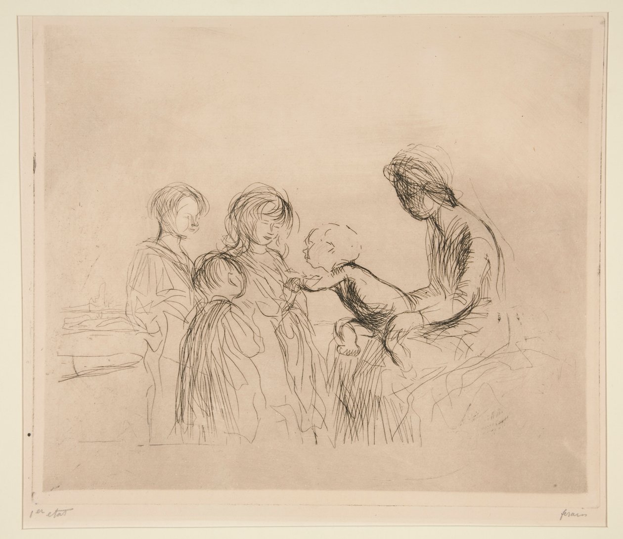 Madonna ve Çocuklar by Jean Louis Forain