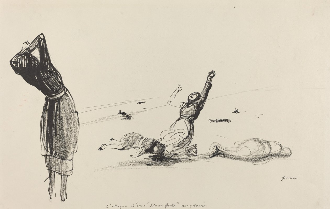 İngiliz "kalesine" saldırı by Jean Louis Forain