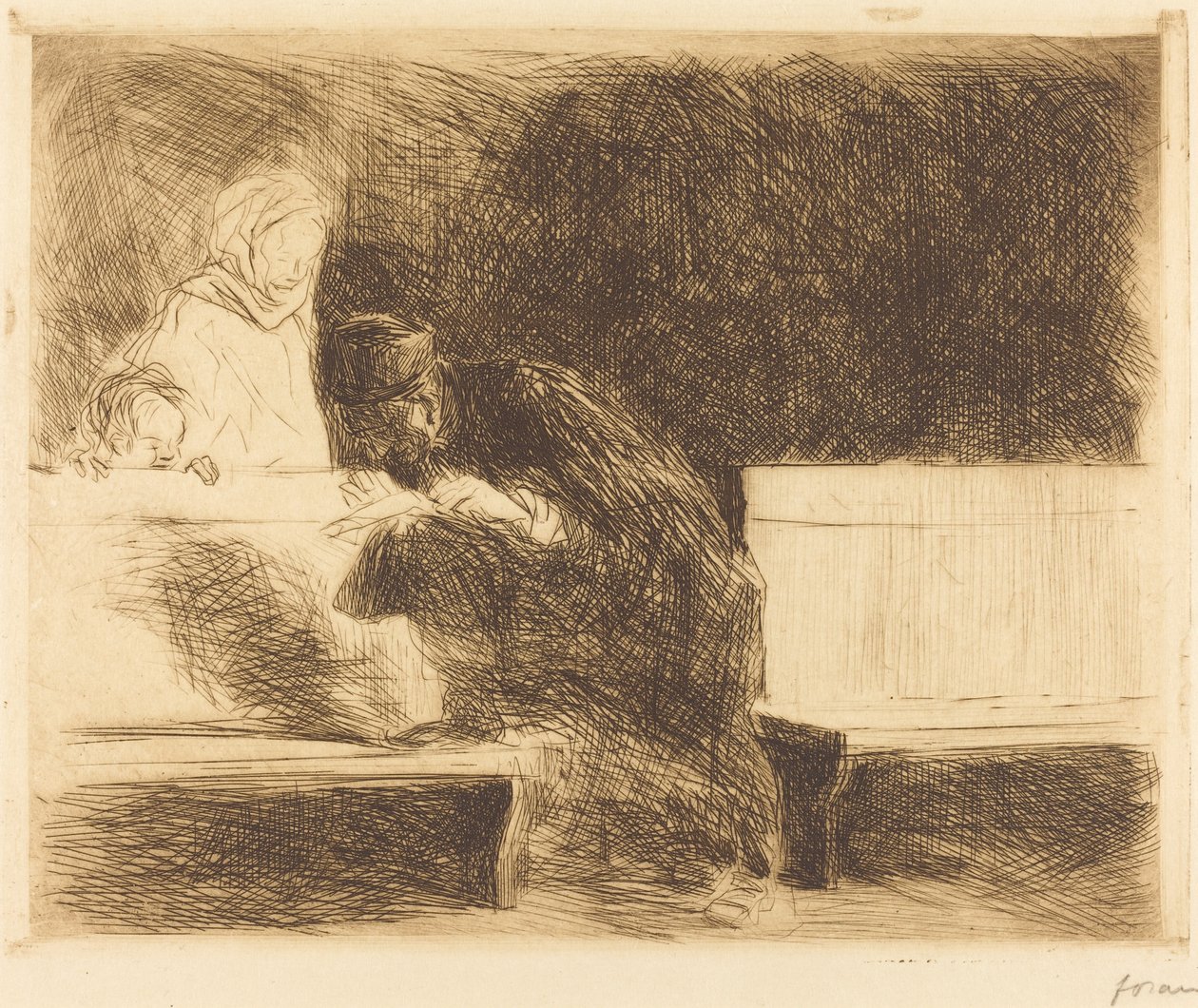Avukat Bir Brifingden Geçiyor by Jean Louis Forain