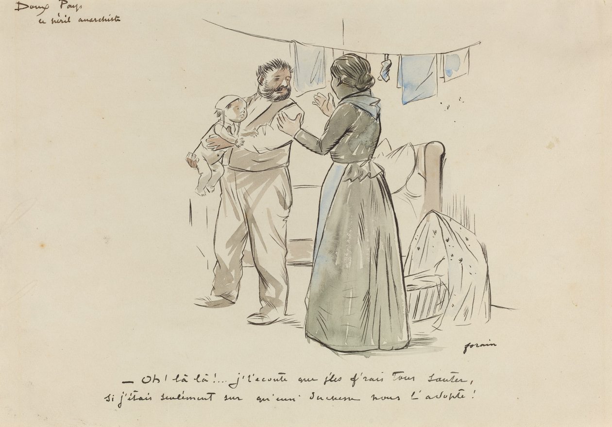 Anarşist Tehlike by Jean Louis Forain