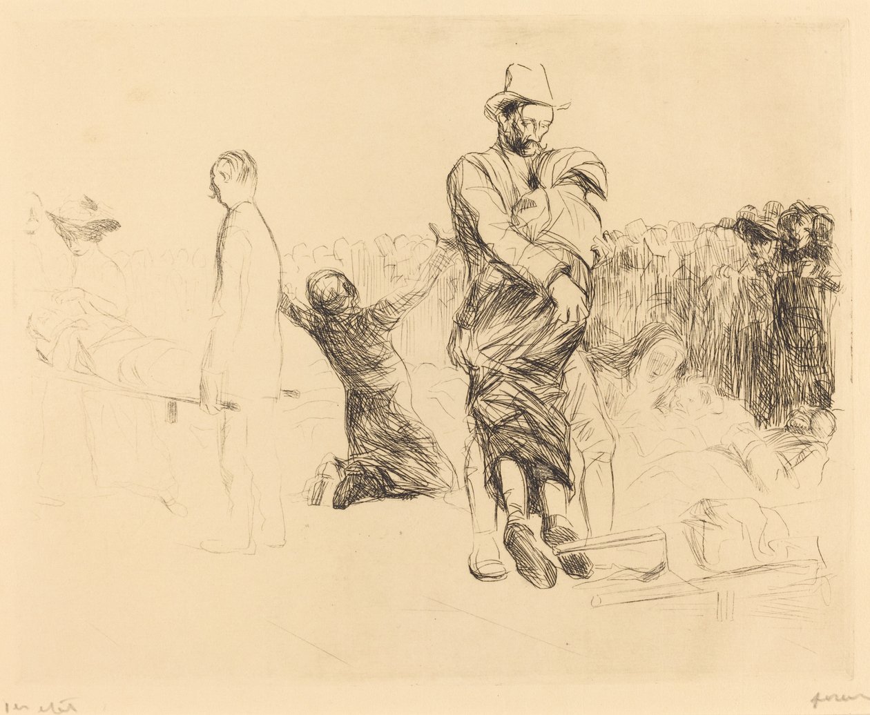 Lourdes, Felçlilerin Nakli by Jean Louis Forain
