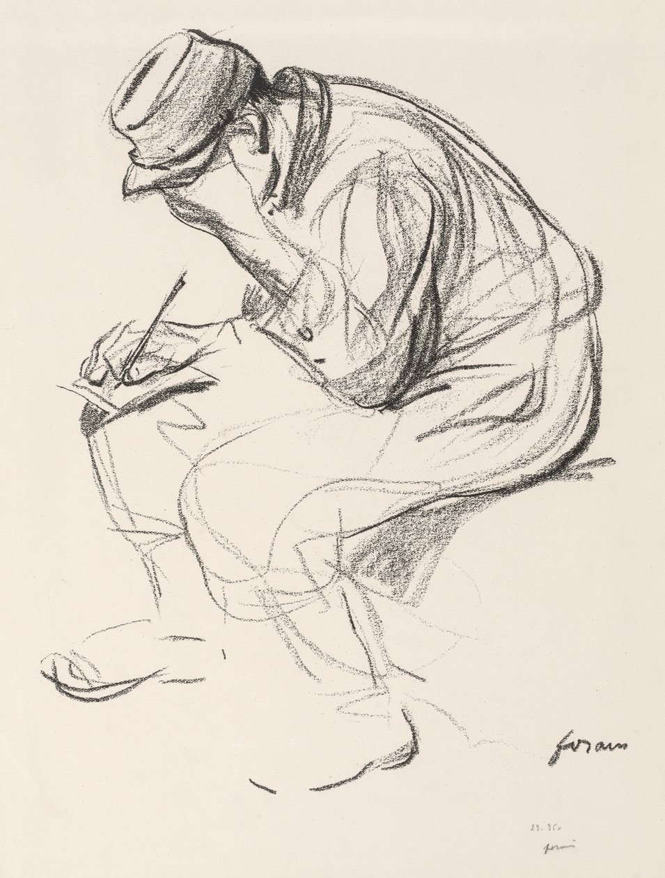 Savaş Tutsağı Mektup Yazıyor. by Jean Louis Forain