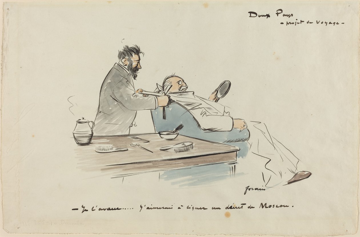Seyahat Projesi, c. 1897. by Jean Louis Forain