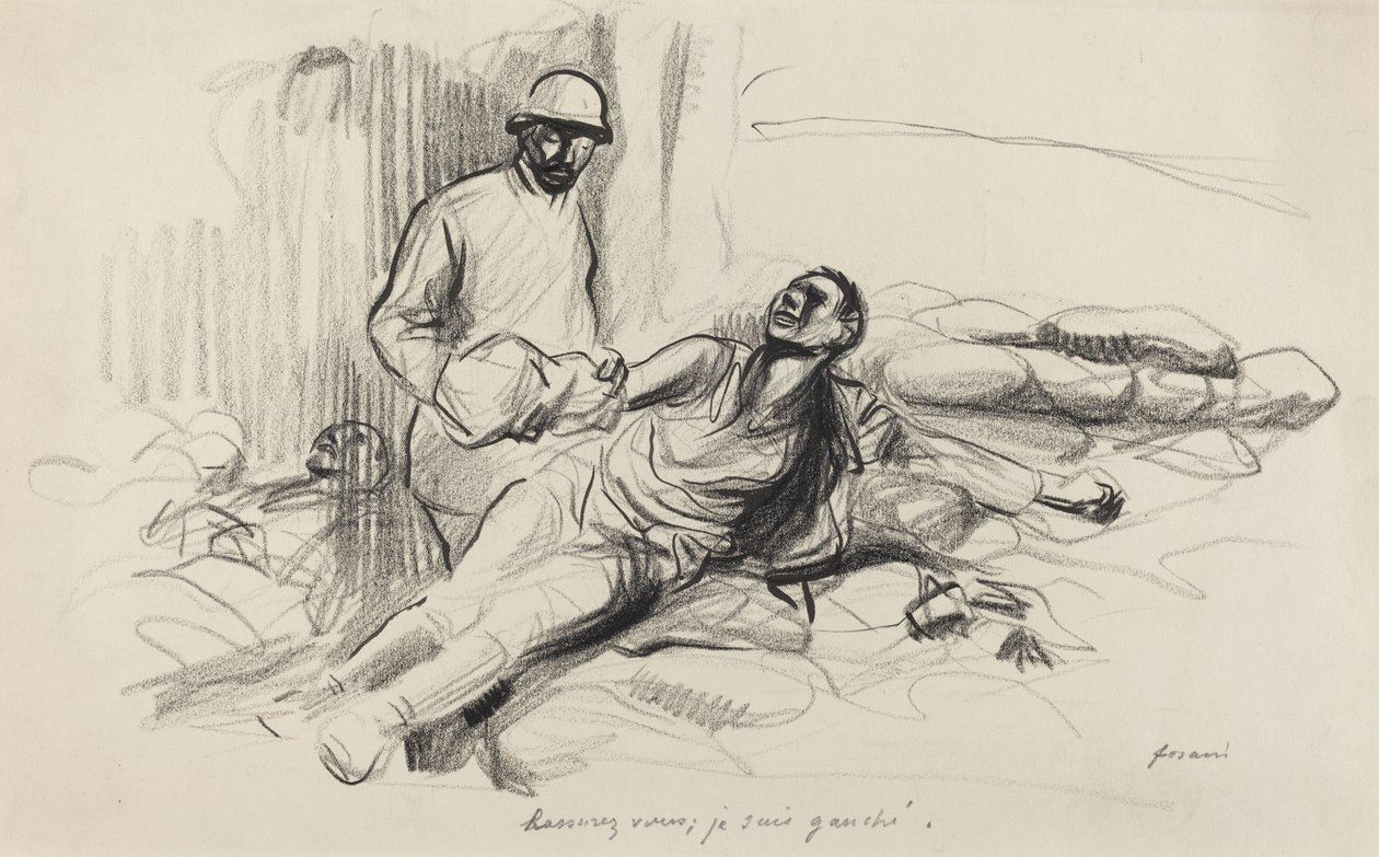 Merak etmeyin ben kaldım., c. 19141919. by Jean Louis Forain