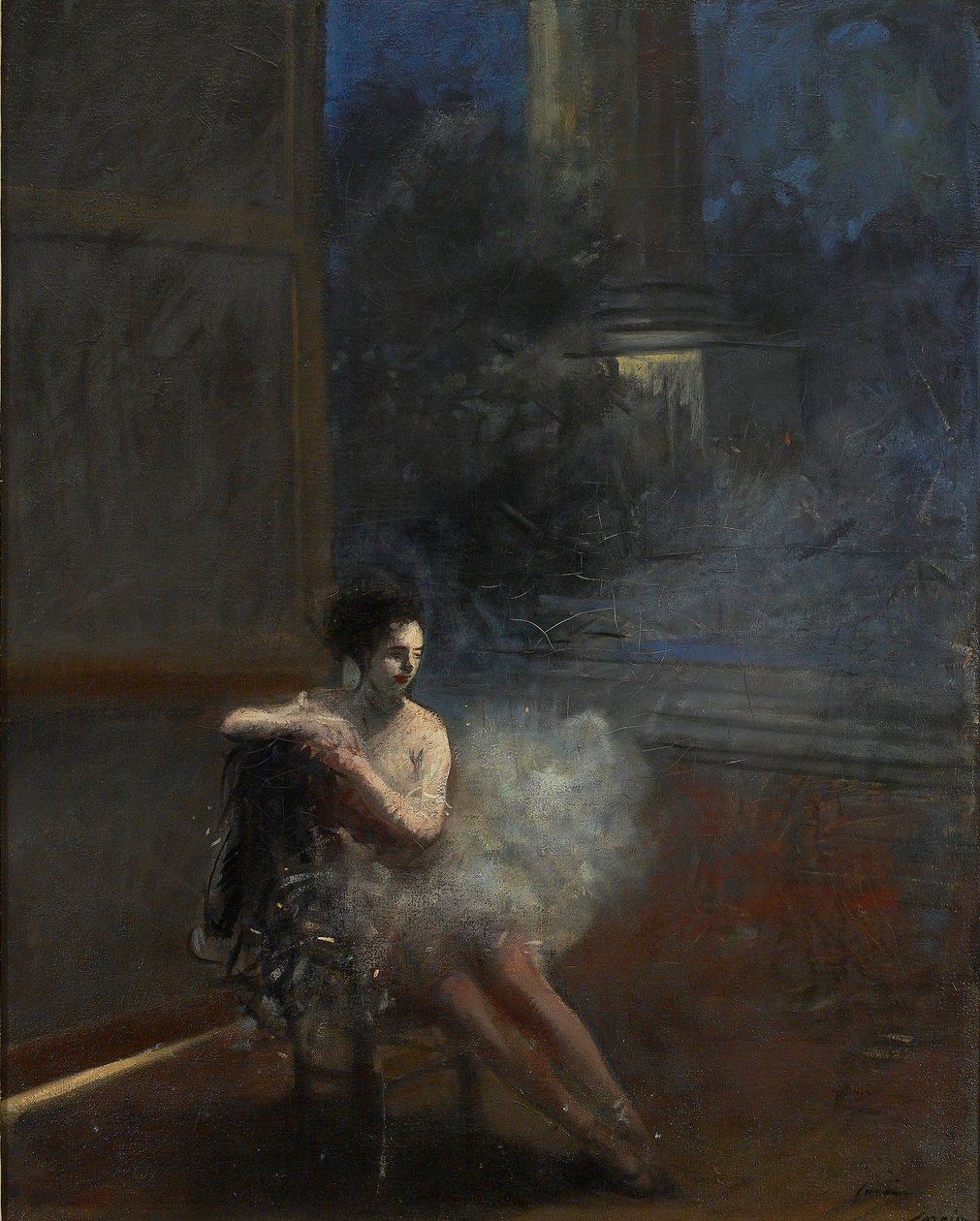 Oturan Dansçı, 19.-20. yüzyıl by Jean Louis Forain