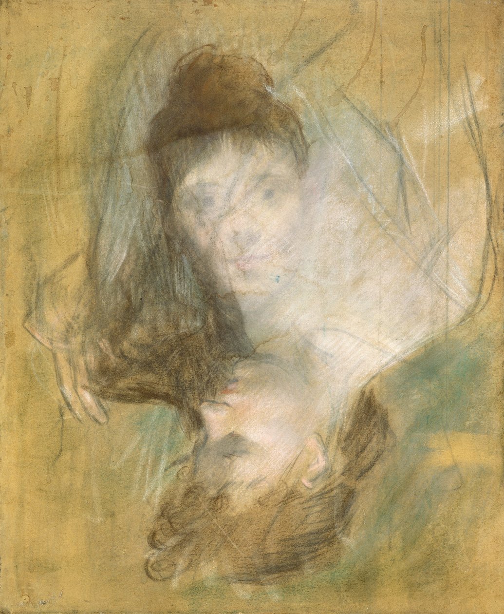 Bir Kadın Kroki, 18851890. by Jean Louis Forain
