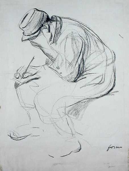 Asker Yazısı (lito) by Jean Louis Forain