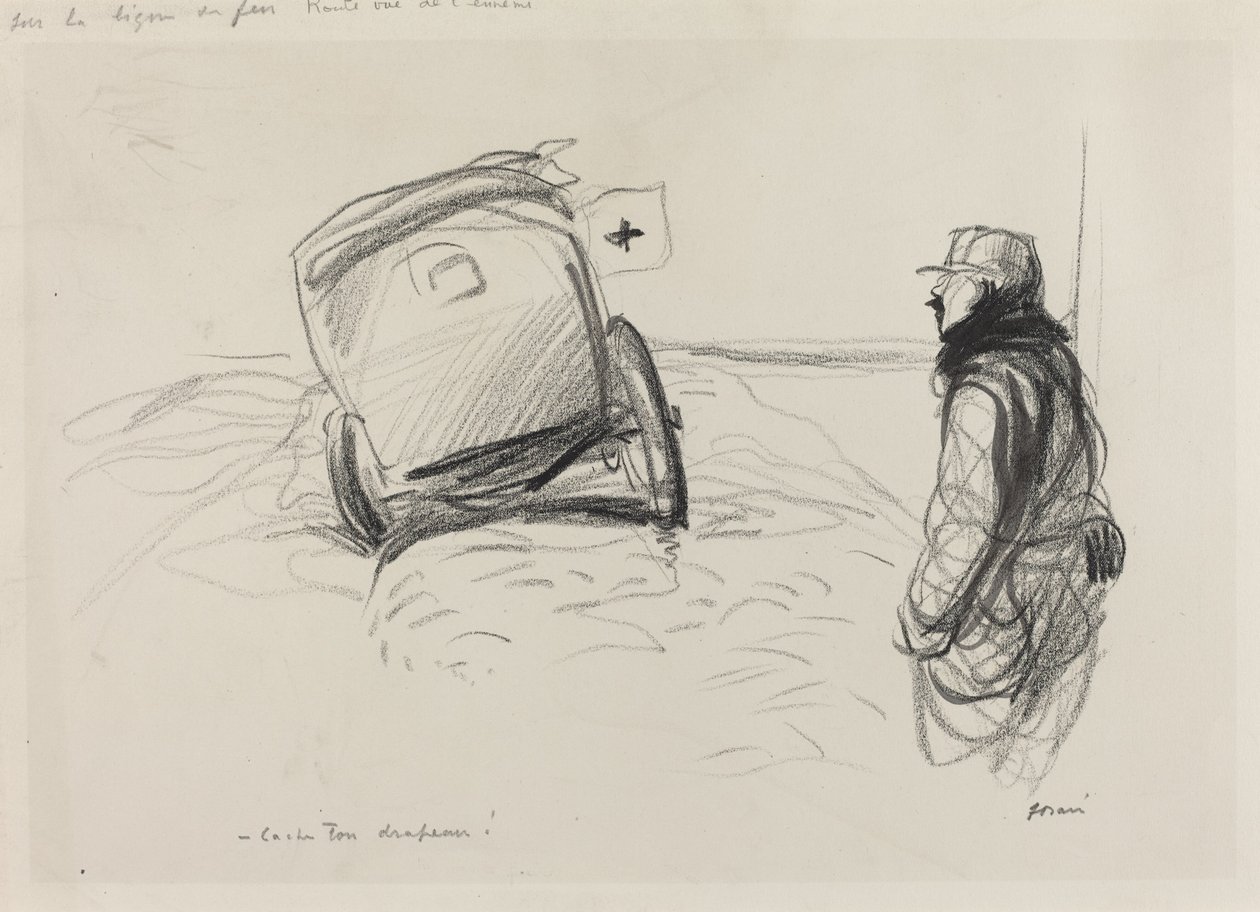 Ateş Hattında, c. 19141919. by Jean Louis Forain