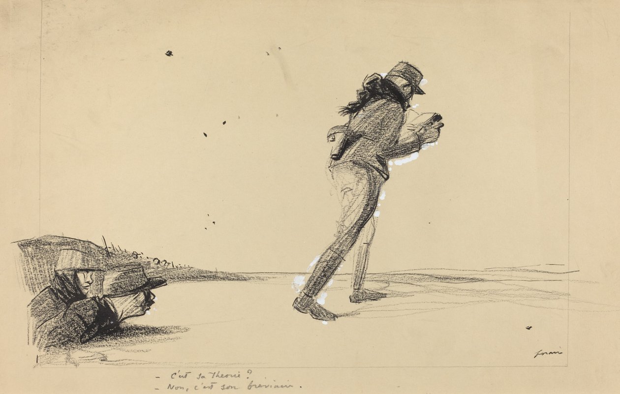 Önünde. - Bu onun teorisi mi? - Hayır, onun kısaltması. by Jean Louis Forain