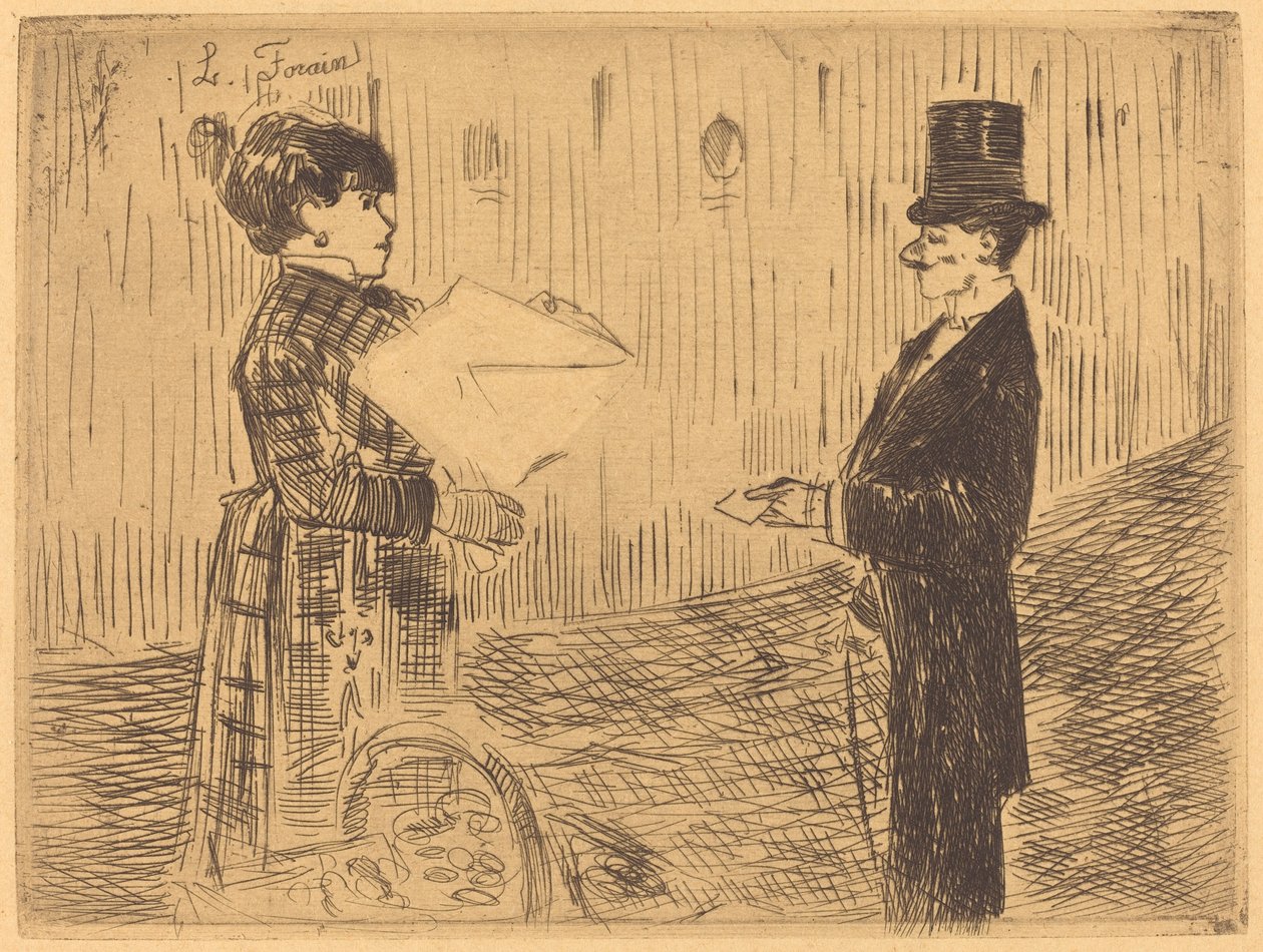 Buket by Jean Louis Forain