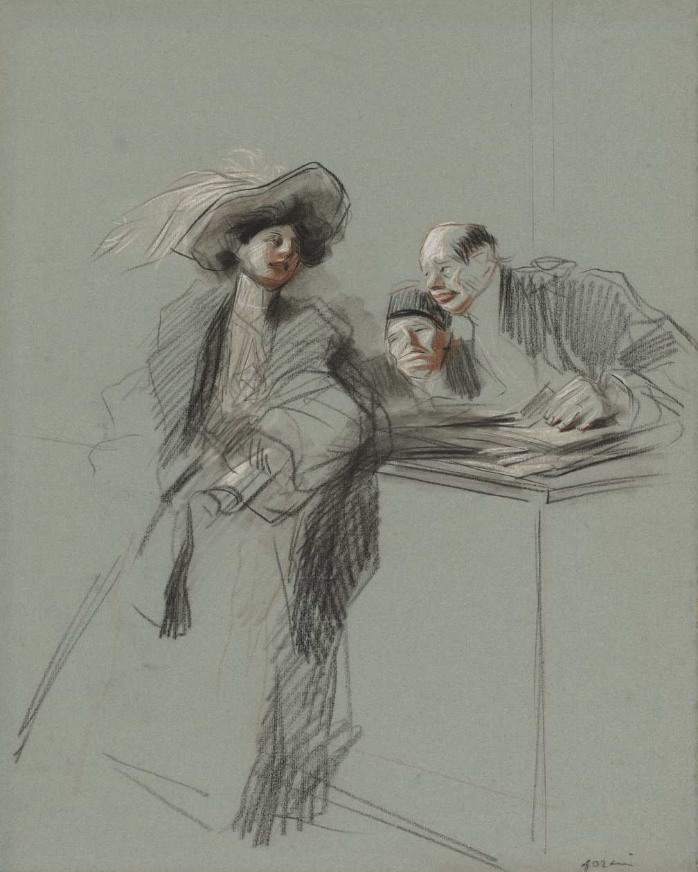 Müşteri by Jean Louis Forain
