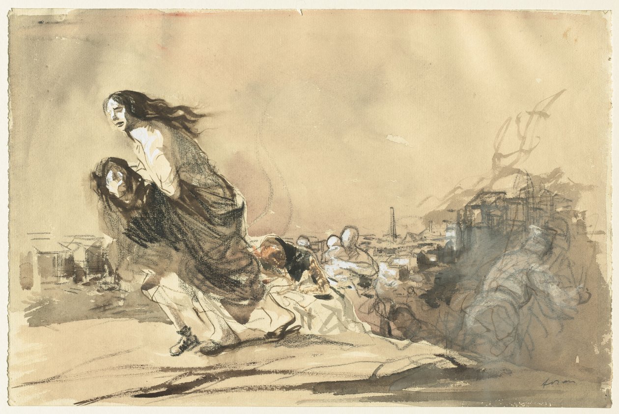 "Alman grupları, özel mülkiyeti korumak için resmi bir emir aldı" by Jean Louis Forain