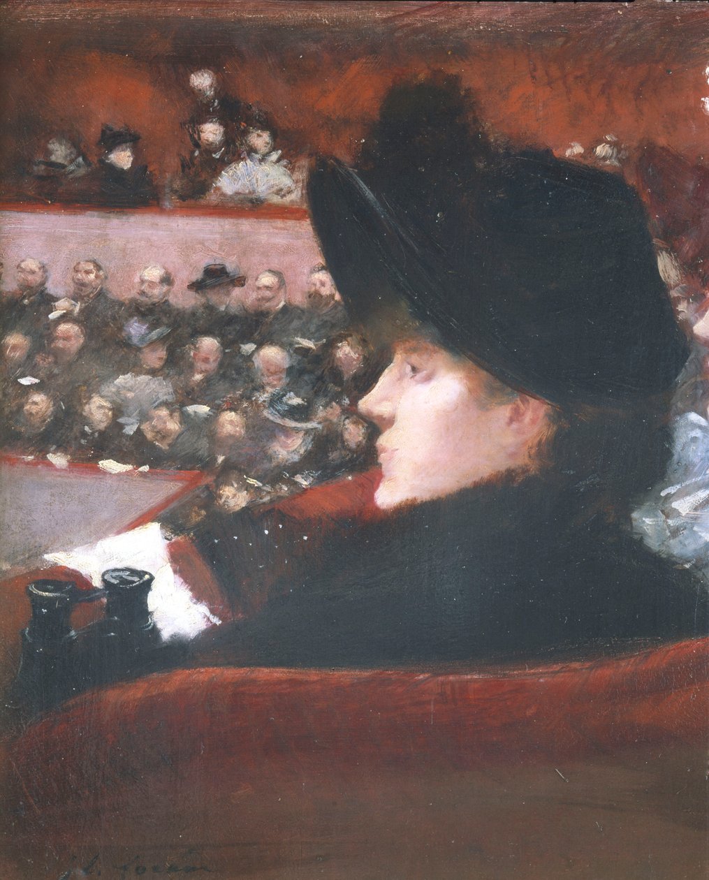The Lodge, 1880 dolayları (tuval üzerine yağlıboya) by Jean Louis Forain